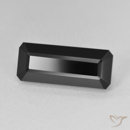 Turmalina Schorl Natural 6.85ct, Corte Octógono / Esmeralda, Opaco