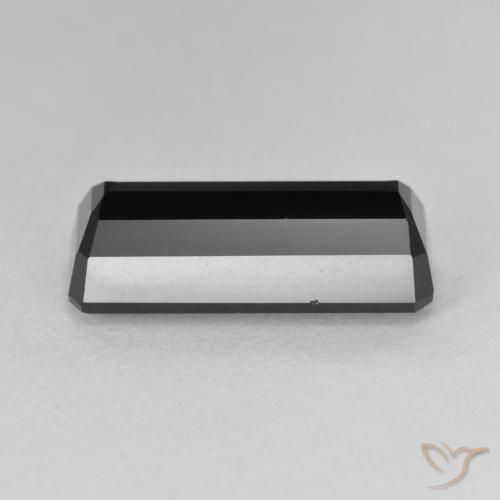 Turmalina Schorl Natural 6.85ct, Corte Octógono / Esmeralda, Opaco