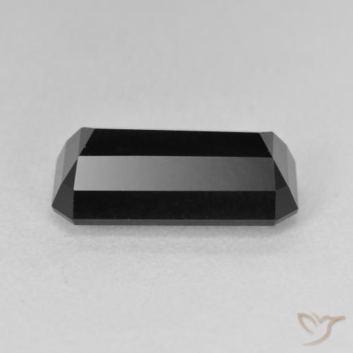 Turmalina Schorl Natural 5.29ct, Corte Octógono / Esmeralda, Opaco