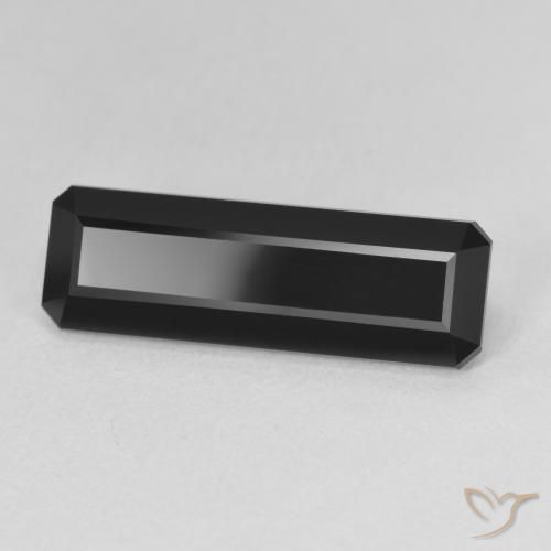 Turmalina Schorl Natural 5.71ct, Corte Octógono / Esmeralda, Opaco