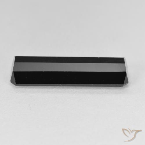 Turmalina Schorl Natural 5.71ct, Corte Octógono / Esmeralda, Opaco
