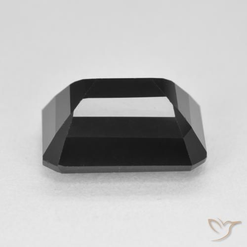 Turmalina Schorl Natural 7.82ct, Corte Octógono / Esmeralda, Opaco