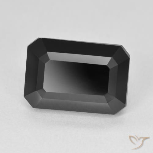 Turmalina Schorl Natural 6.22ct, Corte Octógono / Esmeralda, Opaco