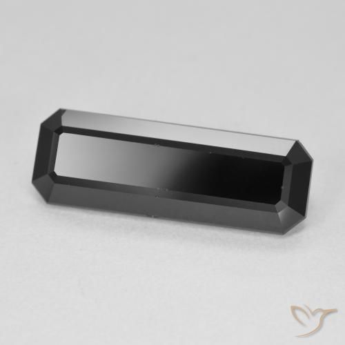 Turmalina Schorl Natural 6.43ct, Corte Octógono / Esmeralda, Opaco