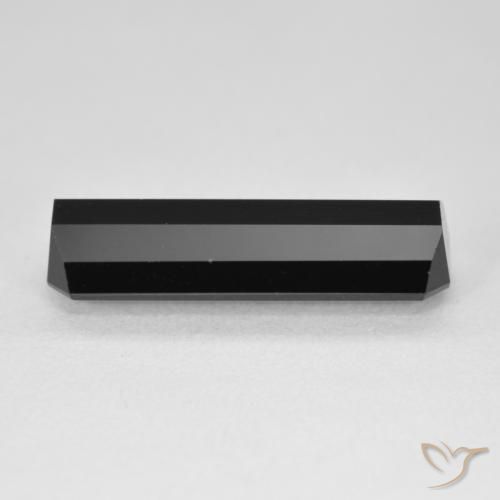 Turmalina Schorl Natural 6.43ct, Corte Octógono / Esmeralda, Opaco