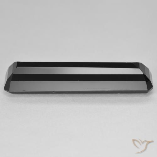 Turmalina Schorl Natural 13.02ct, Corte Octógono / Esmeralda, Opaco