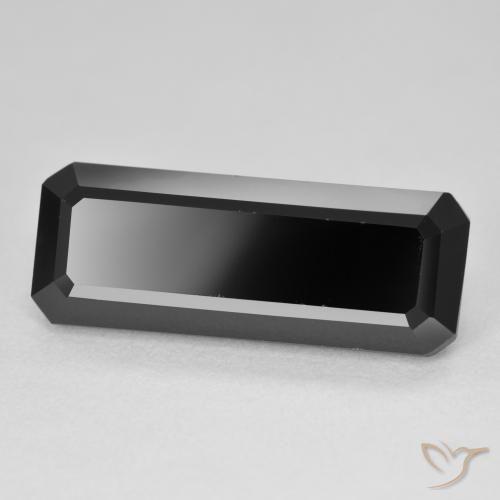 Turmalina Schorl Natural 11.56ct, Corte Octógono / Esmeralda, Opaco