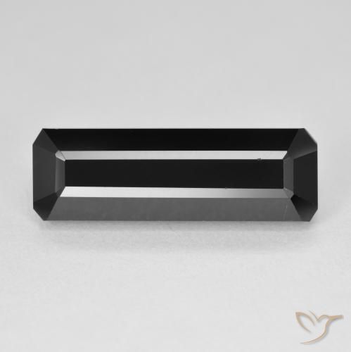 9.72ct Natural Schorl Turmalina, Corte Esmeralda, Opaco