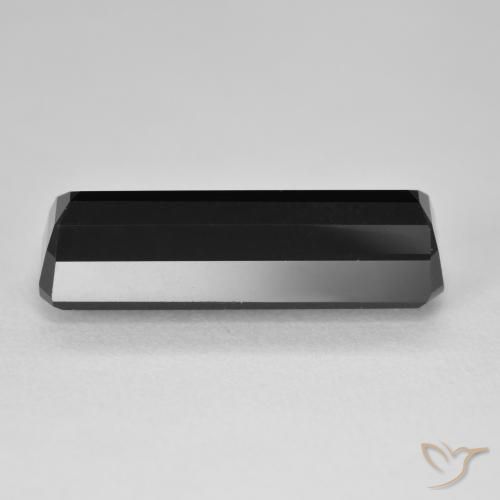 Turmalina Schorl Natural 9.72ct, Corte Octógono / Esmeralda, Opaco