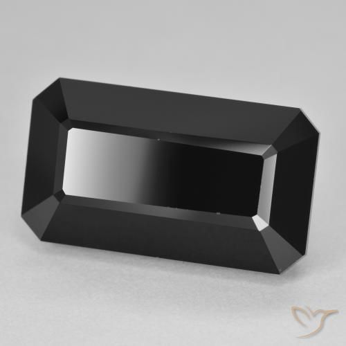 Turmalina Schorl Natural 23.44ct, Corte Octógono / Esmeralda, Opaco