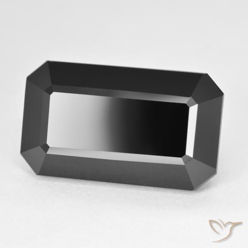 Turmalina Schorl Natural 16.28ct, Corte Octógono / Esmeralda, Opaco