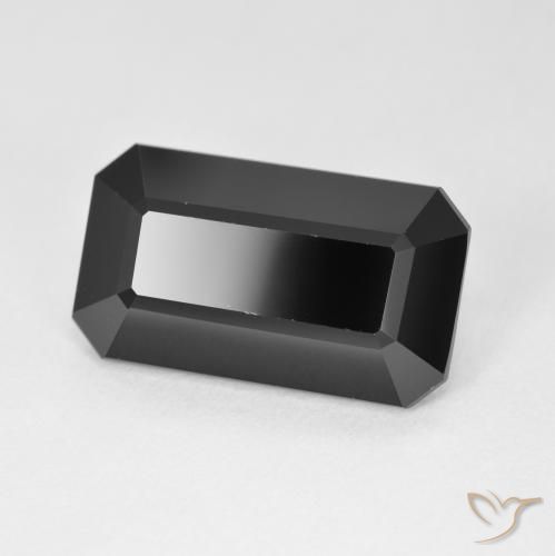 Turmalina Schorl Natural 9.05ct, Corte Octógono / Esmeralda, Opaco