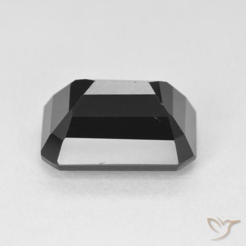Turmalina Schorl Natural 4.42ct, Corte Octógono / Esmeralda, Opaco
