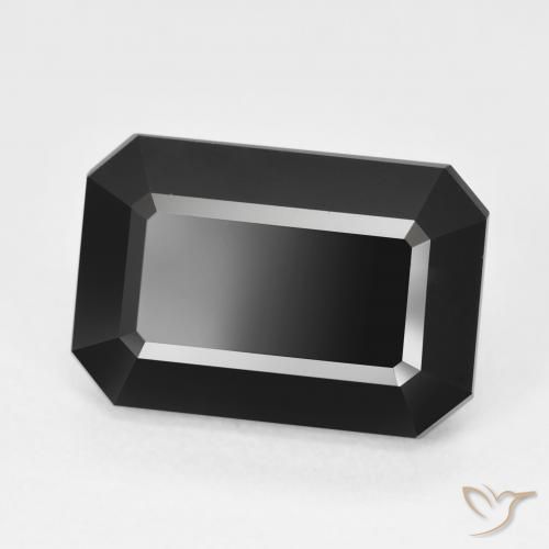 Turmalina Schorl Natural 10.02ct, Corte Octógono / Esmeralda, Opaco