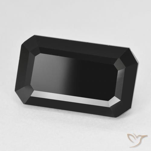 Turmalina Schorl Natural 10.21ct, Corte Octógono / Esmeralda, Opaco