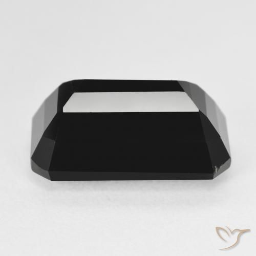 Turmalina Schorl Natural 10.21ct, Corte Octógono / Esmeralda, Opaco