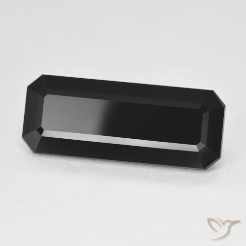 Turmalina Schorl Natural 6.60ct, Corte Octógono / Esmeralda, Opaco
