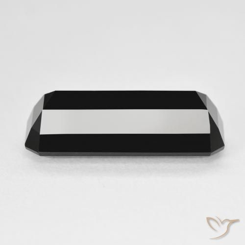 Turmalina Schorl Natural 6.60ct, Corte Octógono / Esmeralda, Opaco