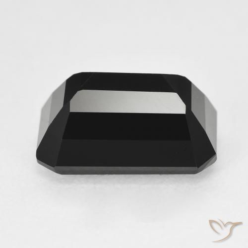 Turmalina Schorl Natural 5.97ct, Corte Octógono / Esmeralda, Opaco