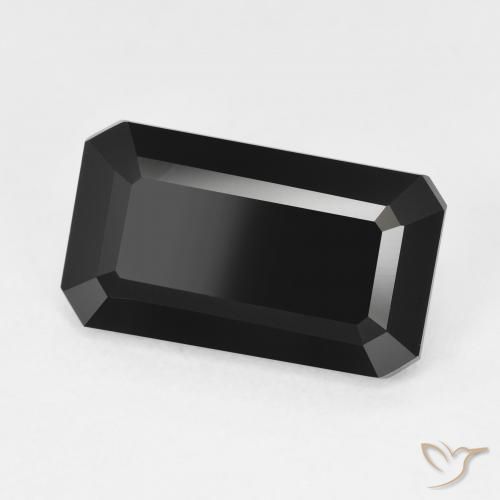 Turmalina Schorl Natural 6.61ct, Corte Octógono / Esmeralda, Opaco