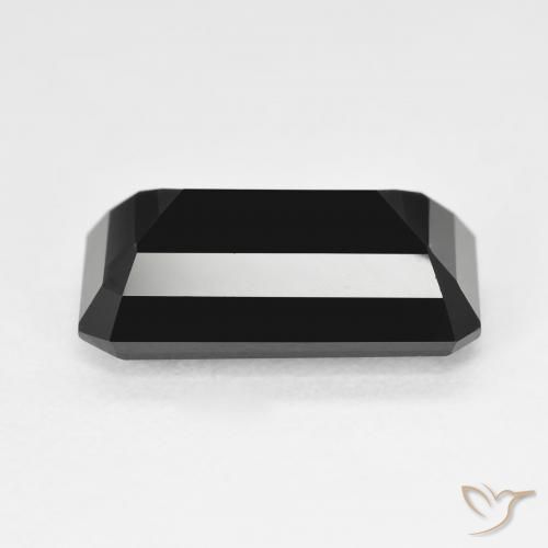 Turmalina Schorl Natural 6.61ct, Corte Octógono / Esmeralda, Opaco