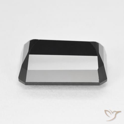 Turmalina Schorl Natural 7.07ct, Corte Octógono / Esmeralda, Opaco