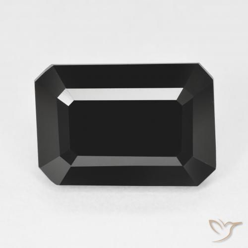 9.78ct Natural Schorl Turmalina, Corte Esmeralda, Opaco