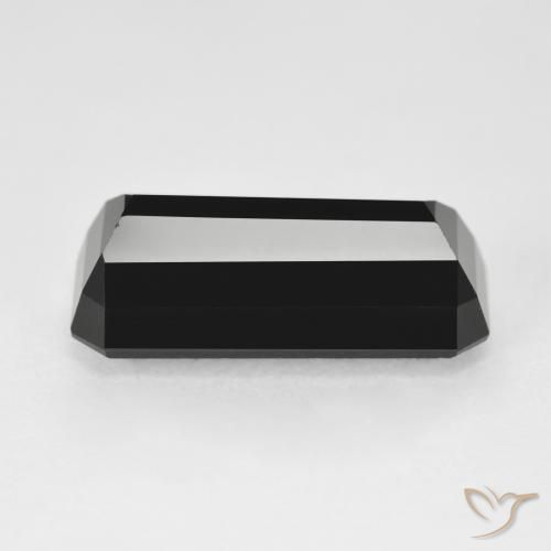 Turmalina Schorl Natural 7.47ct, Corte Octógono / Esmeralda, Opaco