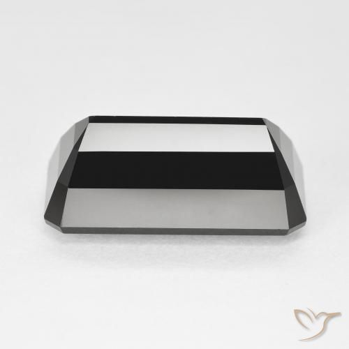 Turmalina Schorl Natural 10.66ct, Corte Octógono / Esmeralda, Opaco