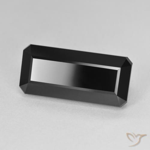 Turmalina Schorl Natural 12.22ct, Corte Octógono / Esmeralda, Opaco