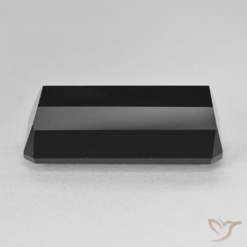 Turmalina Schorl Natural 12.22ct, Corte Octógono / Esmeralda, Opaco