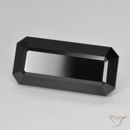 Turmalina Schorl Natural 10.67ct, Corte Octógono / Esmeralda, Opaco