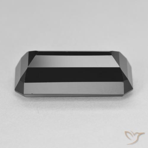 Turmalina Schorl Natural 10.67ct, Corte Octógono / Esmeralda, Opaco