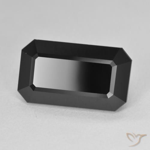 Turmalina Schorl Natural 10.23ct, Corte Octógono / Esmeralda, Opaco