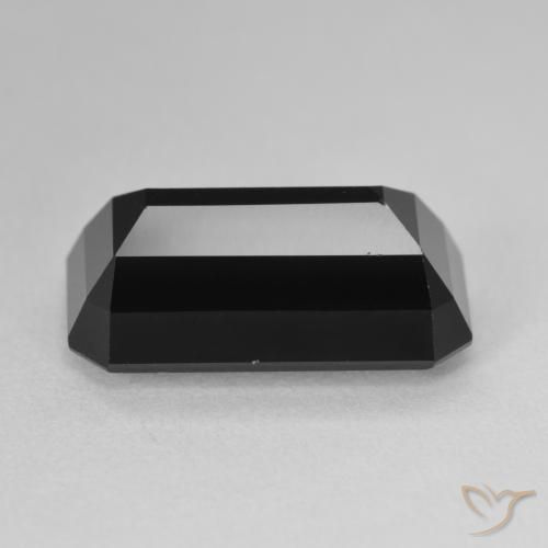 Turmalina Schorl Natural 10.23ct, Corte Octógono / Esmeralda, Opaco