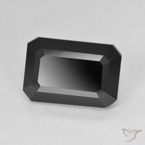 Turmalina Schorl Natural 6.77ct, Corte Octógono / Esmeralda, Opaco