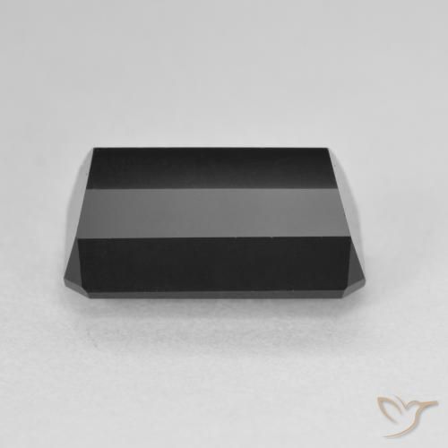 Turmalina Schorl Natural 6.70ct, Corte Octógono / Esmeralda, Opaco