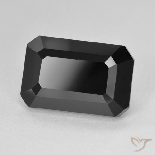 Turmalina Schorl Natural 8.97ct, Corte Octógono / Esmeralda, Opaco