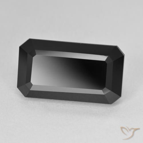 Turmalina Schorl Natural 10.96ct, Corte Octógono / Esmeralda, Opaco