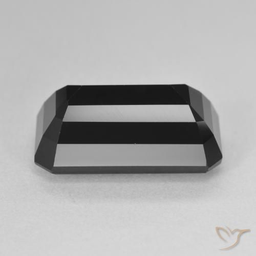 Turmalina Schorl Natural 10.96ct, Corte Octógono / Esmeralda, Opaco