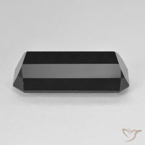 Turmalina Schorl Natural 9.40ct, Corte Octógono / Esmeralda, Opaco
