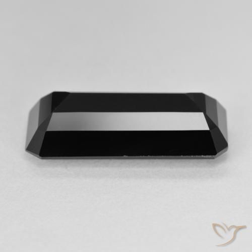 Turmalina Schorl Natural 10.29ct, Corte Octógono / Esmeralda, Opaco