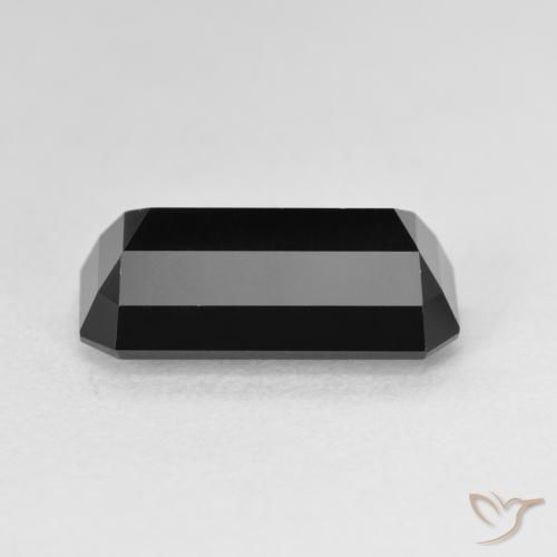 Turmalina Schorl Natural 4.33ct, Corte Octógono / Esmeralda, Opaco