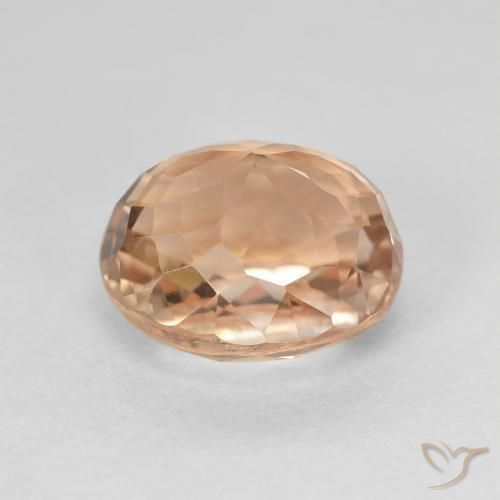 Turmalina Laranja Melão Natural 5.78ct, oval, VS