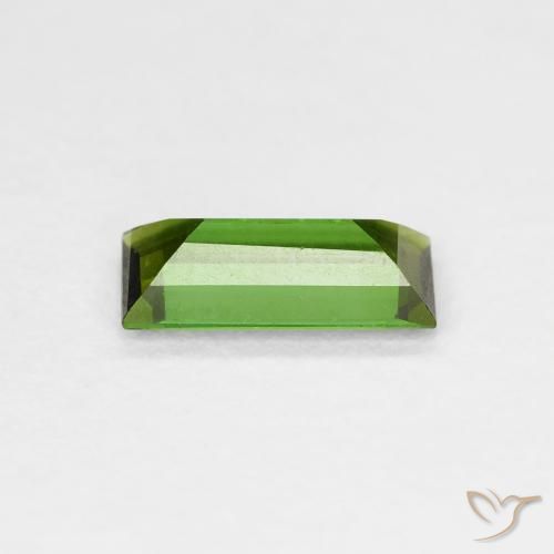 Turmalina Medium Dark-Green Natural 0.83ct, baguete, SI