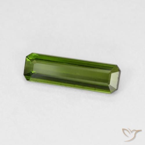 Turmalina Medium Light Green Natural 1.28ct, Corte Octógono / Esmeralda, VS-SI