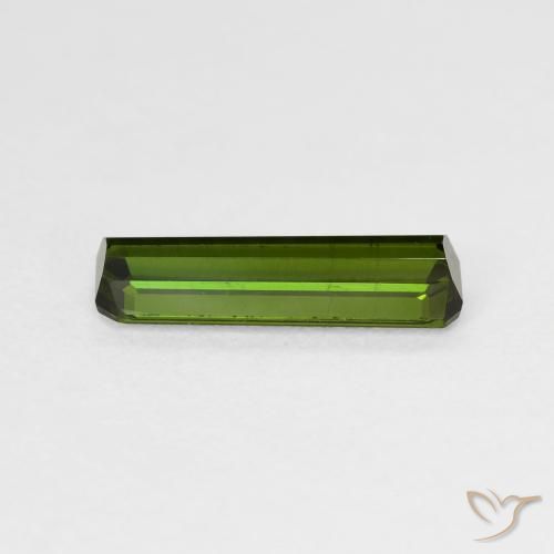 Turmalina Medium Light Green Natural 1.28ct, Corte Octógono / Esmeralda, VS-SI
