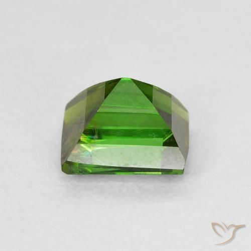 Turmalina Verde floresta Natural 0.99ct, baguete, VS-SI