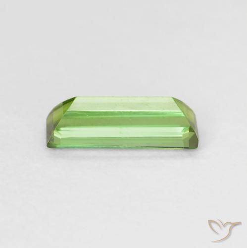 Turmalina Verde escuro Natural 0.72ct, baguete, VVS-VS