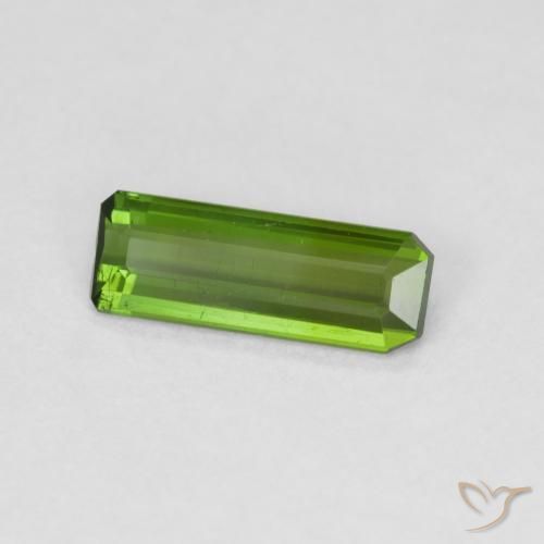 Turmalina Verde médio Natural 0.91ct, Corte Octógono / Esmeralda, VS